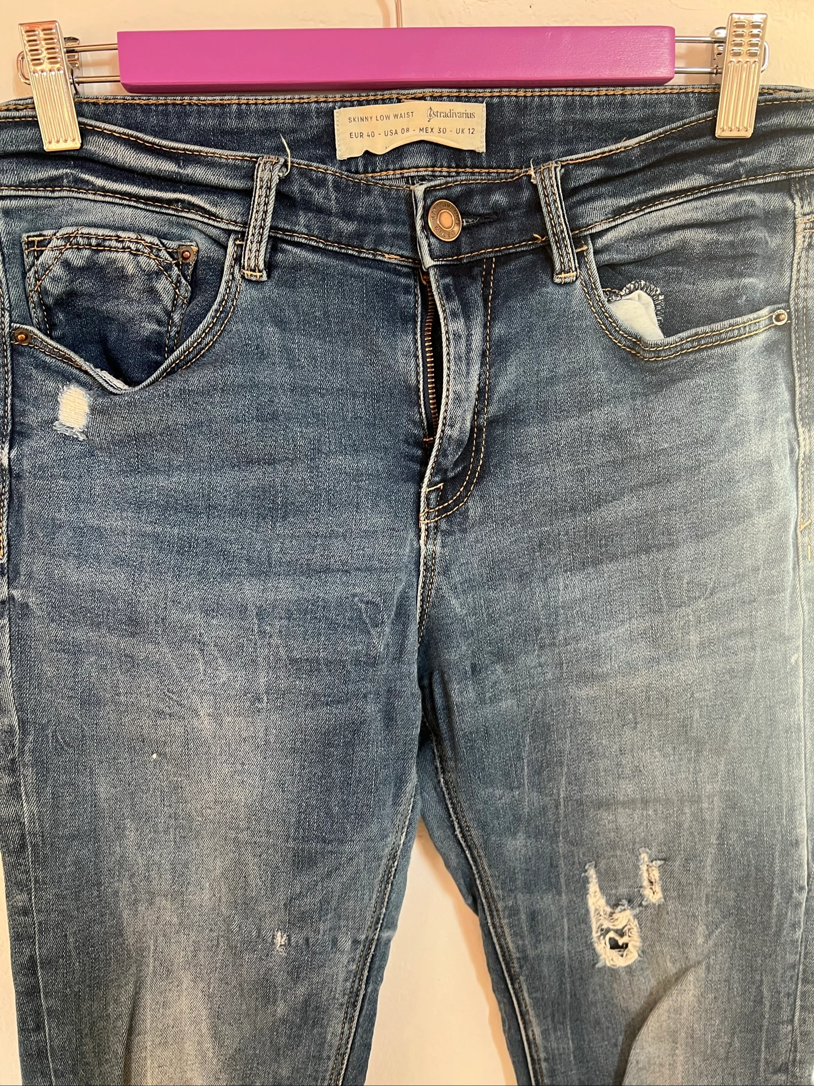 Distressed skinny jeans Stradivarius – photo 2